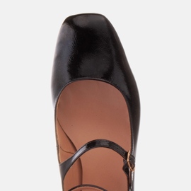 Marco Shoes Zapatos de tacón estilo mercedita negro 2