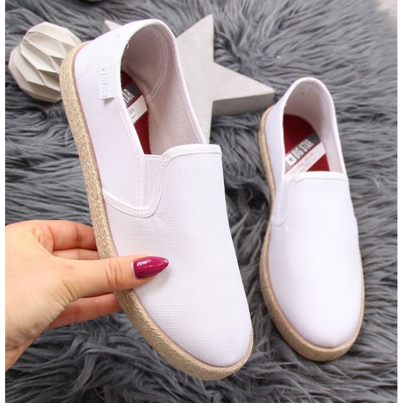 Alpargatas Big Star W DD274015, blanco 1 Alpargatas Big Star W DD274015, blanco 1