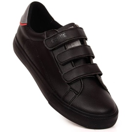 Zapatillas Big Star M INT1840B de ecopiel con velcro, negro 1 Zapatillas Big Star M INT1840B de ecopiel con velcro, negro 1