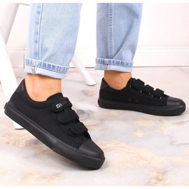 Zapatillas con velcro Big Star W INT1842D negro 2