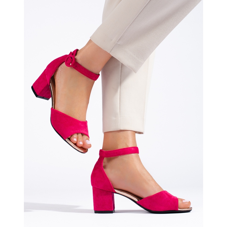 Sandalias casuales Vinceza púrpura 1