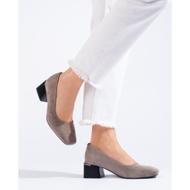 Bombas con estilo tacones altos La.Fi gris 2