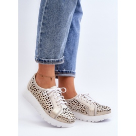 Zazoo 2821 Zapatos Mujer Piel, Calados Dorado 6