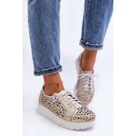 Zazoo 2821 Zapatos Mujer Piel, Calados Dorado 12
