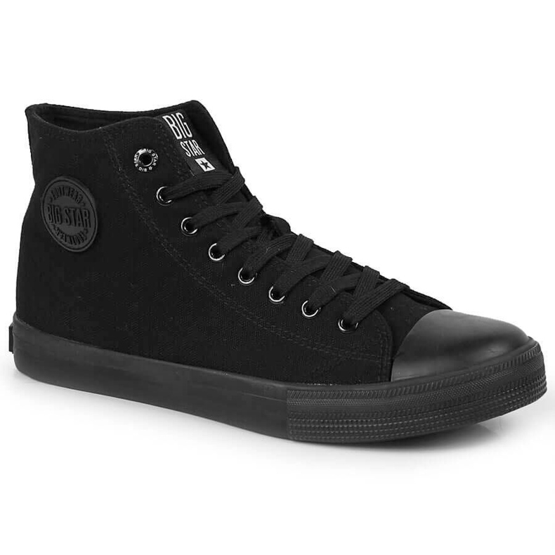 Negro Zapatillas altas de hombre Big Star FF174550 1