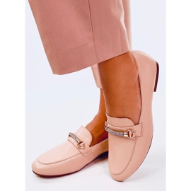 Mocasines mujer Gessa Kaki beige 4