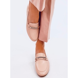 Mocasines mujer Gessa Kaki beige 3