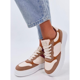 Deportivas mujer Brewer Kaki Panda beige 5