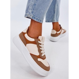 Deportivas mujer Brewer Kaki Panda beige 4