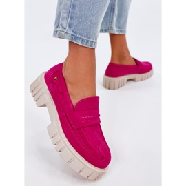 Mocasines con plataforma de Chandra Peach rosado 4