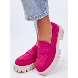 Mocasines con plataforma de Chandra Peach rosado 3