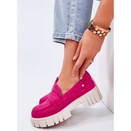 Mocasines con plataforma de Chandra Peach rosado 5