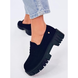 Mocasines con plataforma de Chandra Black negro 5