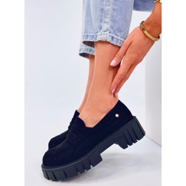 Mocasines con plataforma de Chandra Black negro 2