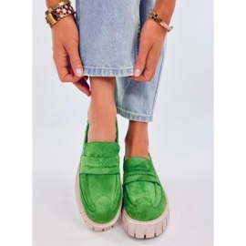 Mocasines con plataforma de Chandra Green verde 3