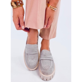 Mocasines con plataforma de Chandra L.GREY gris 2