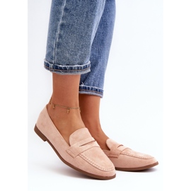 Mocasines Clásicos Mujer Rosa Olevin rosado 2