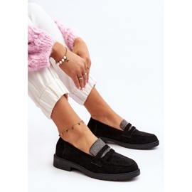 Mocasines Decorados Mujer Negros de Dananei 1