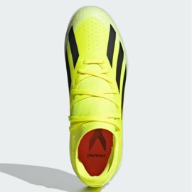 Zapatos de fútbol adidas X Crazyfast League In Jr IF0685 amarillo 2