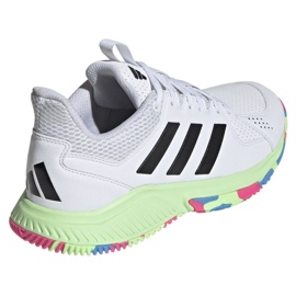 Zapatillas balonmano Adidas Court Flight W IE0840 blanco 4