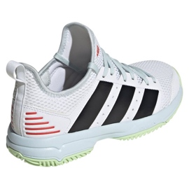 Zapatillas de balonmano Adidas Stabil Jr ID1137 blanco 3