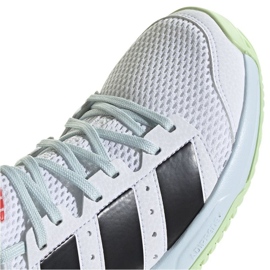 Zapatillas de balonmano Adidas Stabil Jr ID1137 blanco 5