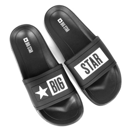 Chanclas de playa de goma negra Big Star DD274A266 negro 5