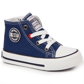 Deportivas infantiles con tobillera azul marino Big Star HH374085 1