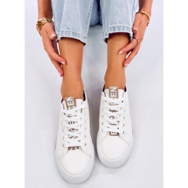 Deportivas de mujer Monae Champán blanco 1