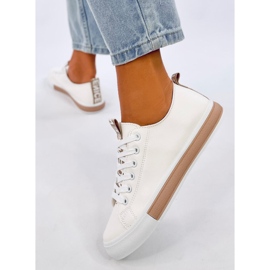 Deportivas de mujer Monae Champán blanco 2