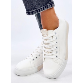 Deportivas mujer Monae Beige blanco 1