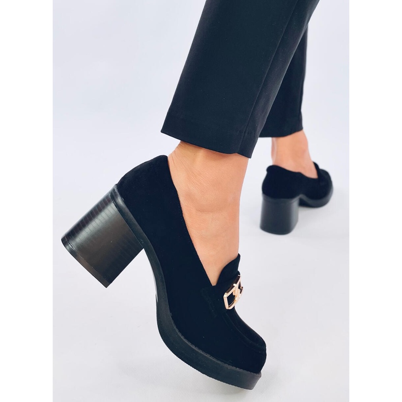 Mocasines tacón Corinai Negro 1