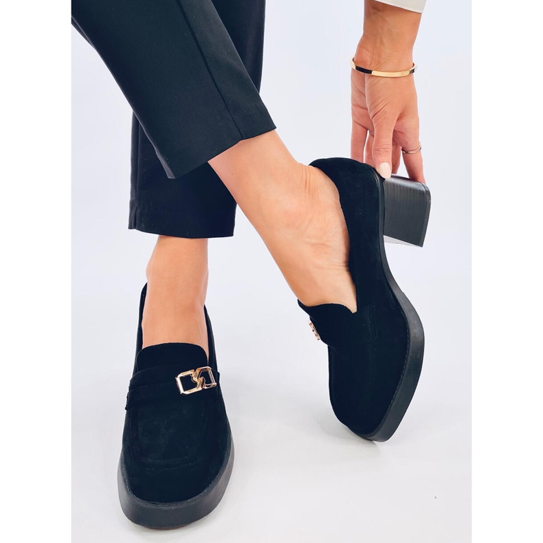 Mocasines tacón Corinai Negro 2 Mocasines tacón Corinai Negro 2