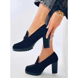 Mocasines tacón Desira Negro 3