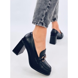 Mocasines tacón Varvai Negro 2