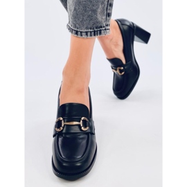 Mocasines tacón Varvai Negro 1