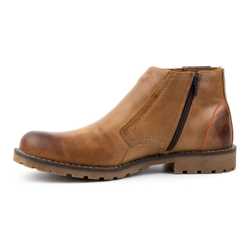 Olivier Botas aislantes para hombre 815 rojo marrón 1