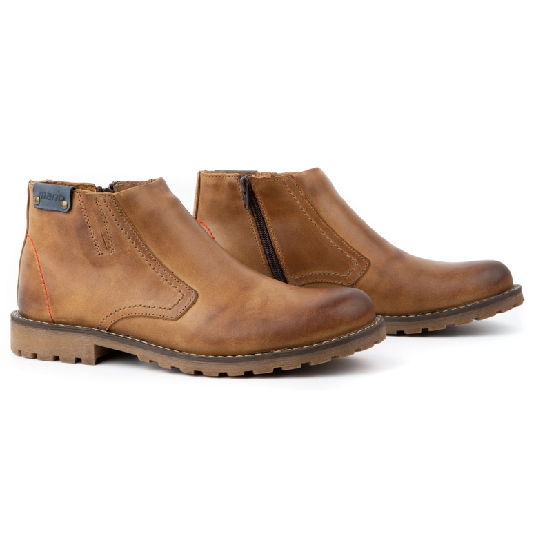 Olivier Botas aislantes para hombre 815 rojo marrón 2