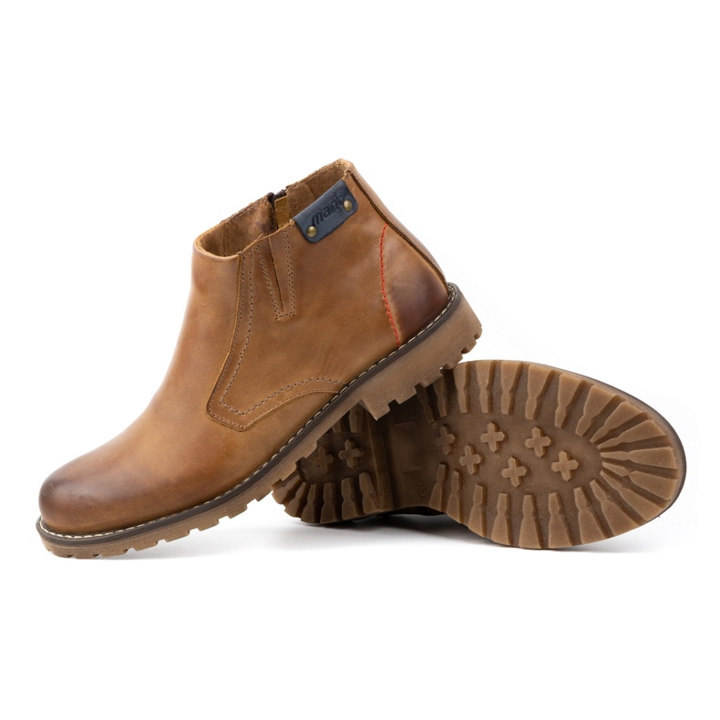 Olivier Botas aislantes para hombre 815 rojo marrón 3