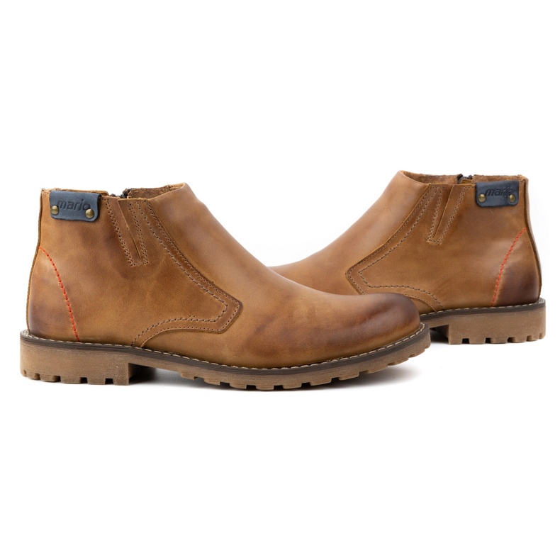 Olivier Botas aislantes para hombre 815 rojo marrón 7