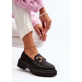 Mocasines De Mujer Con Decoración Gargi Negra negro 7