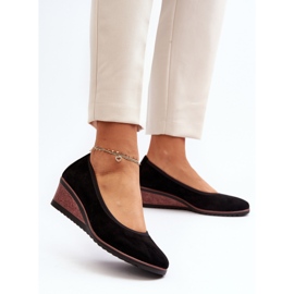 Vinceza Zapatos brogues con cuñas para mujer Black Belli negro 5