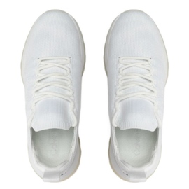 Zapatos con cordones y suela de 2 piezas Calvin Klein W HW0HW01337 blanco 2