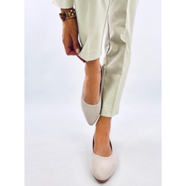 Kreiss Bailarinas caladas beige 1