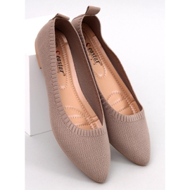 Bailarinas caladas Kreiss Khaki marrón 5
