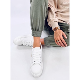 Zapatillas Emmas plataforma beige blanco 4