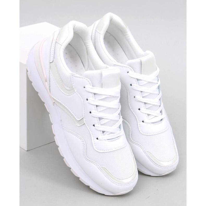 Zapatillas de mujer Navar Blanco iridiscente 1