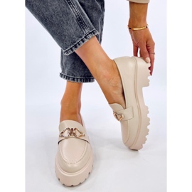 Mocasín hebilla Zandra beige 3