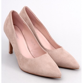 Stilettos clásicos de mujer Eurielle Khaki beige 1