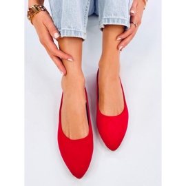 Bailarina Keys plantilla piel roja rojo 3